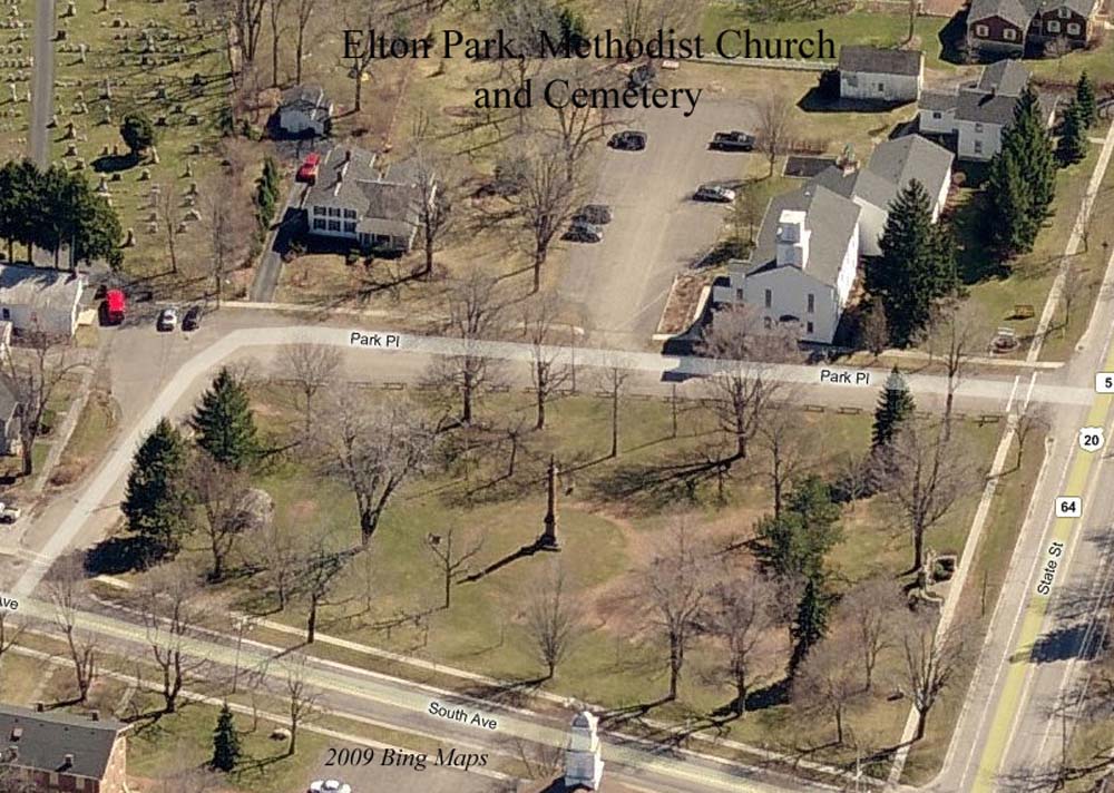 Elton Park, Methodist Church, and Cemetery